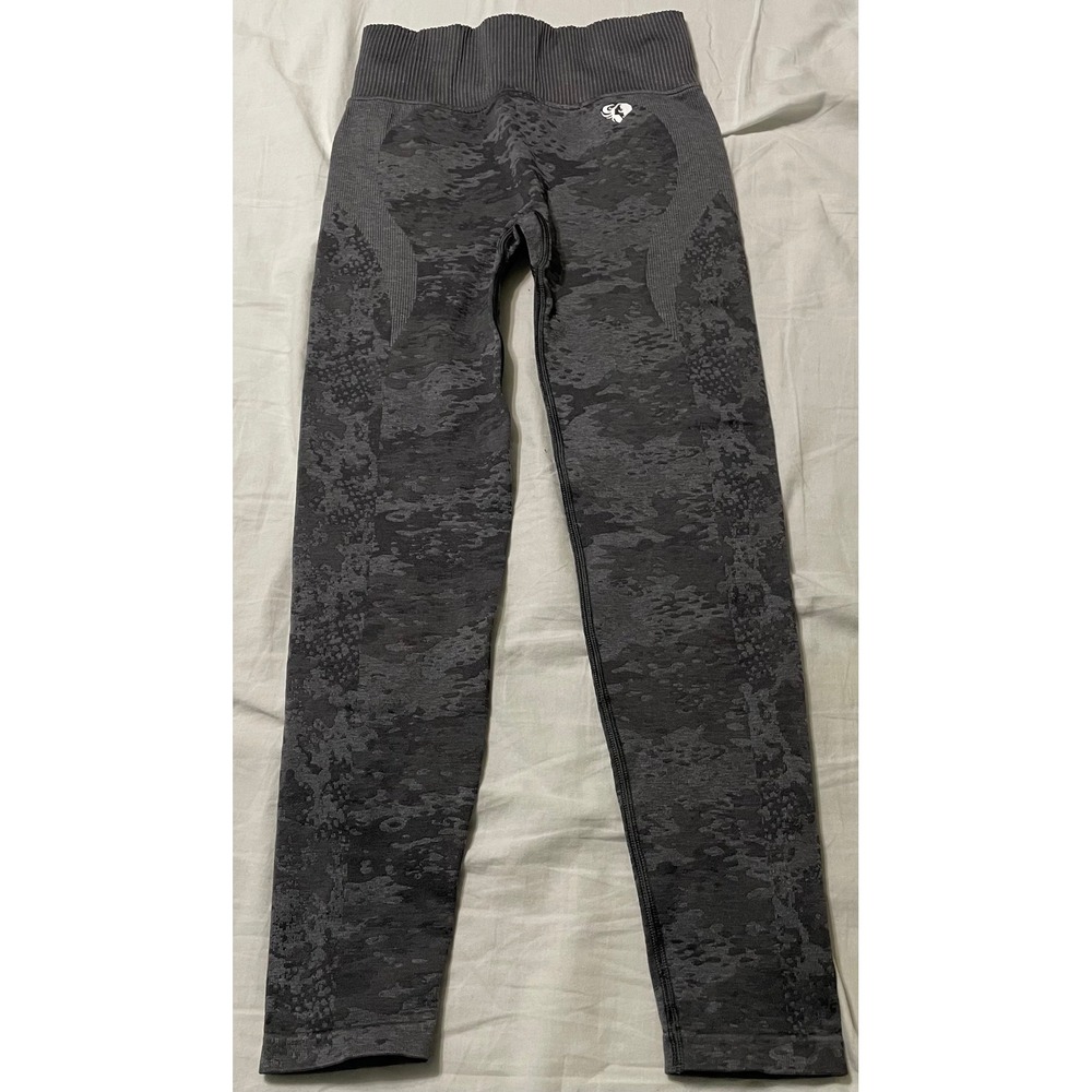 Women Best Active Legging Grey Camo Seamless High‎ Waist